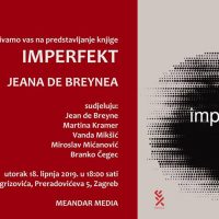 Promocija knjige Imperfekt Jeana de Breynea